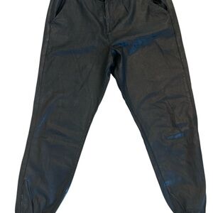 AG Adriano Goldschmied Made In USA Womens Black Lyocell Jogger Pants Sz L